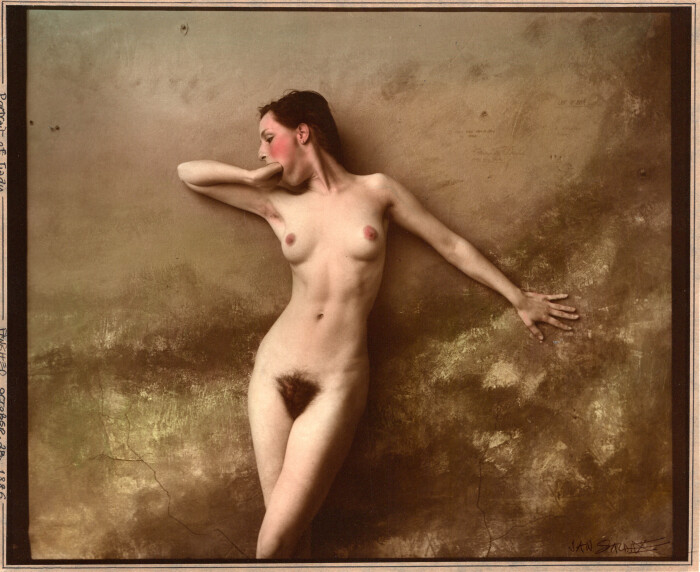 Jan Saudek, Portrait of Lady, Prag, 1986